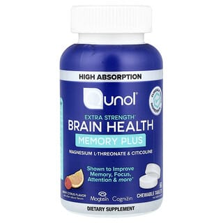 كونول‏, صحة الدماغ ، Memory Plus ، التوت الحمضي ، 60 قرصًا قابلًا للمضغ