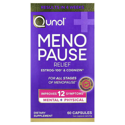 Qunol, MenoPause Relief, 60 Capsules Qunol, MenoPause Relief, 60 Capsules