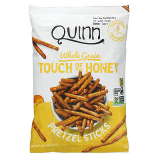 Quinn Popcorn, Bâtonnets de bretzel, céréales complètes, touche de miel, 159 g