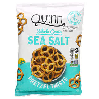 Quinn Snacks, プレッツェルツイスト、全粒穀物・海塩、159g（5.6オンス）