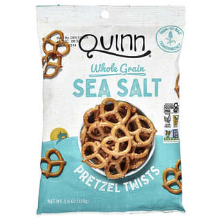 Quinn Snacks, Pretzel Twists, Tam Tahıllı Deniz Tuzu, 5,6 oz (159 g)