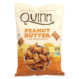 Quinn Snacks, Nuggets pretzel, Rellenos con mantequilla de maní cremosa, 198 g (7 oz)
