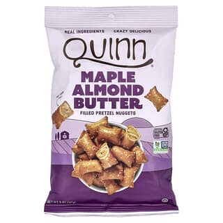 Quinn Snacks, Fyllda kringlor, lönnmandelsmör, 5 oz (141 g)