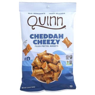 Quinn Snacks, Pretzel Nuggets，植物基，填充有 Cheezy Style，5.8 盎司（164 克）