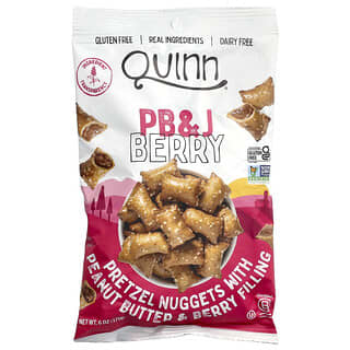 Quinn Snacks, Filled Pretzel Nuggest, PB&J Berry, 6 oz (170 g)