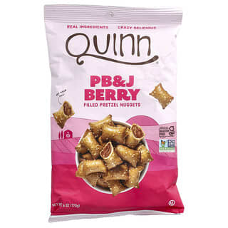 Quinn Snacks, Filled Pretzel Nuggest, PB&J Berry, 6 oz (170 g)
