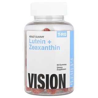 T-RQ, Adult Gummy, Lutein + Zeaxanthin, Fruchtgummis für Erwachsene, Lutein + Zeaxanthin, Mango, 60 Fruchtgummis