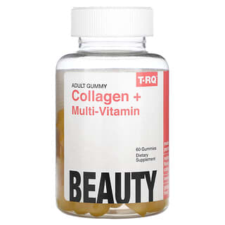 T-RQ, Adult Gummy, Collagen + Multi-Vitamin, Zitrone, 60 Fruchtgummis
