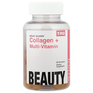 T-RQ, Adult Gummy, Collagen + Multi-Vitamin, Lemon, 60 Gummies
