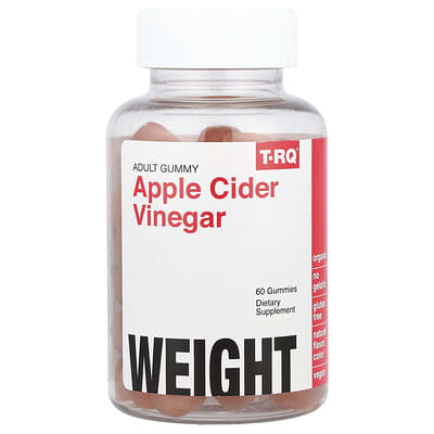 T-RQ, Gummies for Adults, Apple Cider Vinegar, 60 Gummies
