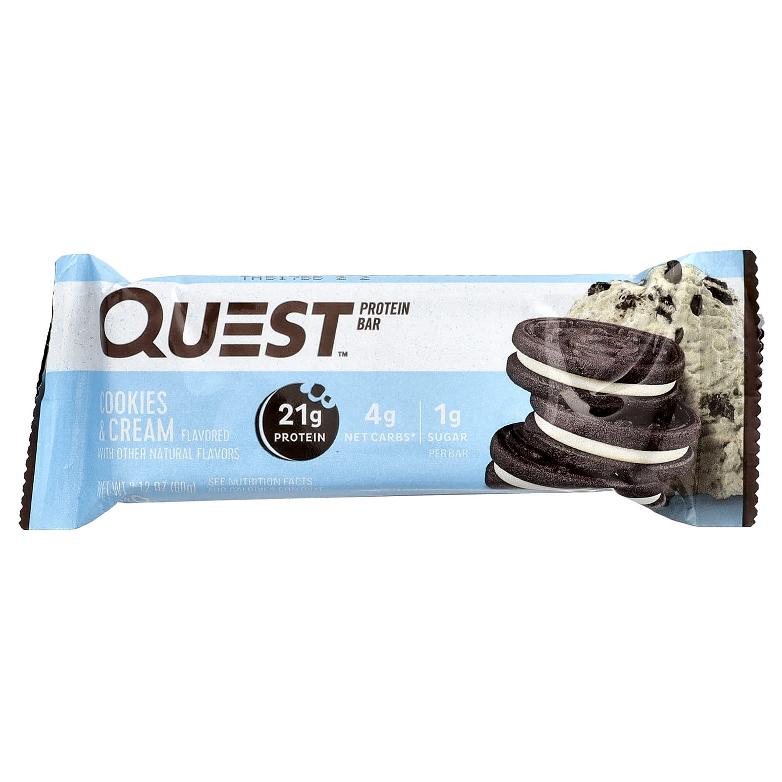 חטיף חלבון QUEST קרם עוגיות