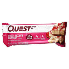 Quest Nutrition, Protein Bar, White Chocolate Raspberry, 12 Bars, 2.12 ...