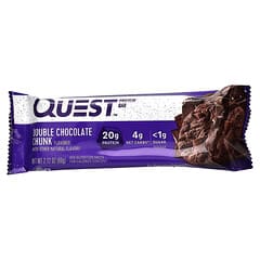 Quest Nutrition, Протеиновый батончик, двойные кусочки шоколада, 12 батончиков, 60 г (2,12 унции)