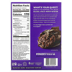 Quest Nutrition, Протеиновый батончик, двойные кусочки шоколада, 12 батончиков, 60 г (2,12 унции)