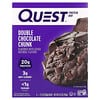 Quest Nutrition, Bar Protein, Ketulan Coklat Berganda, 4 Bar, 2.12 oz (60 g) Setiap satu