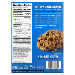 Quest Protein Bar, Oatmeal Chocolate Chip, 12 Bars, 2.12 oz (60 g