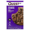 Quest Nutrition, プロテインクッキー、ダブルチョコレートチップ、12パック、各2.08 oz (59 g)