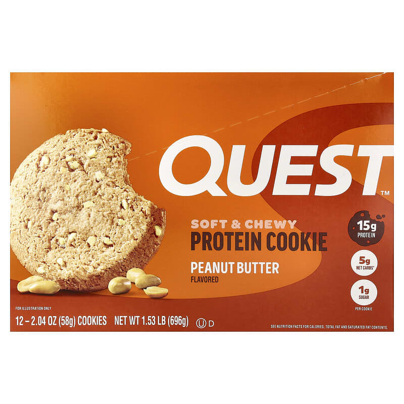 Lee.❇【合計34枚】クエスト プロテインクッキー まとめ売り Amazon.co.jp: Quest Nutrition プロテインクッキー、高タンパク質、低