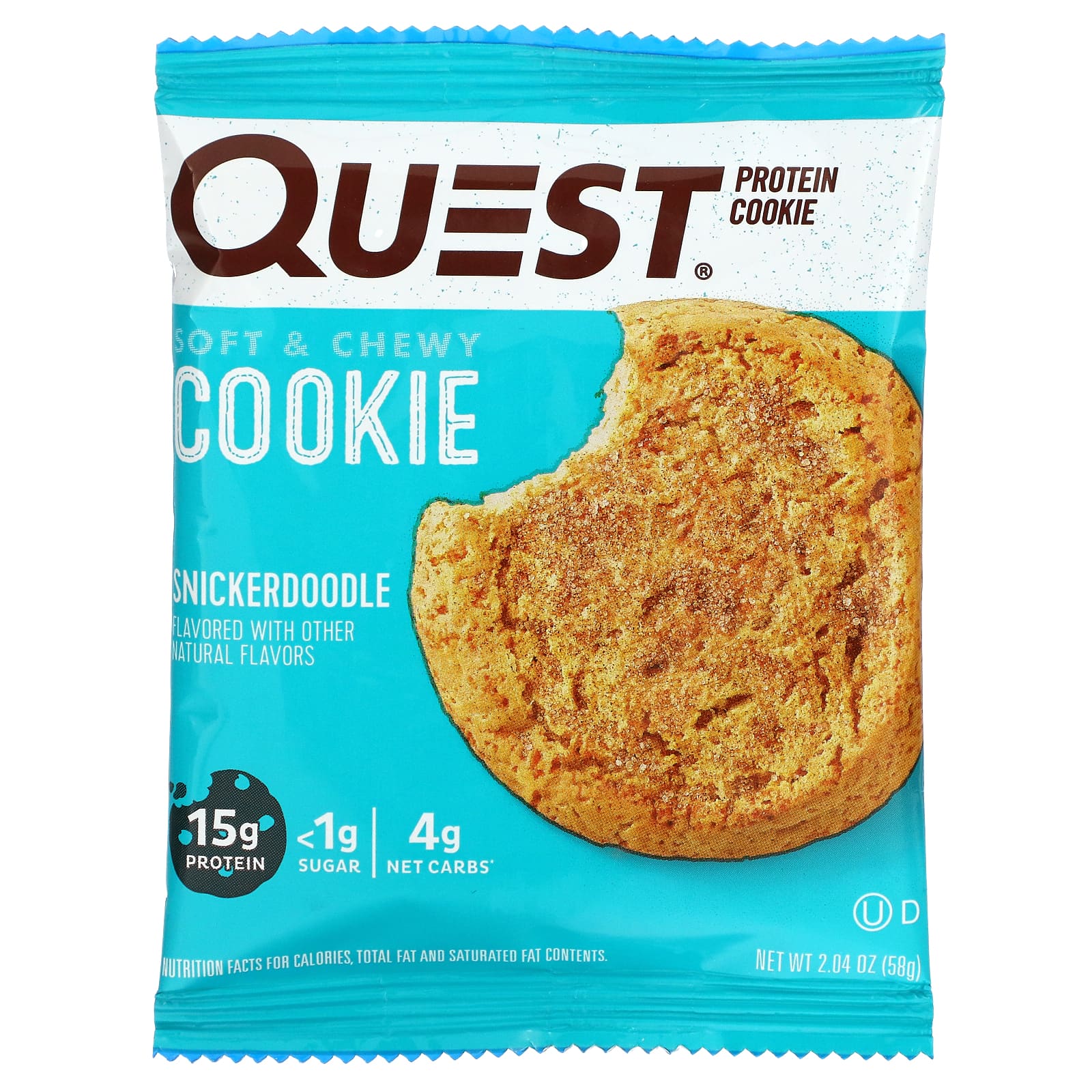QUESTのプロテインクッキー(スニッカ―ドードル)