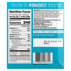 Quest Nutrition, 蛋白質餅乾，Snickerdoodle，12 塊，每塊 2.04 盎司（58 克）