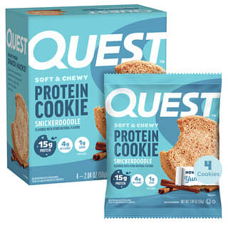 Quest Nutrition, Cookie protéiné, Snickerdoodle, 4 cookies, 58 g chacun