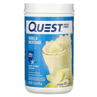 Quest Nutrition, مسحوق بروتين، مخفوق الحليب بالفانيليا، 1.6 رطل (726 جم)