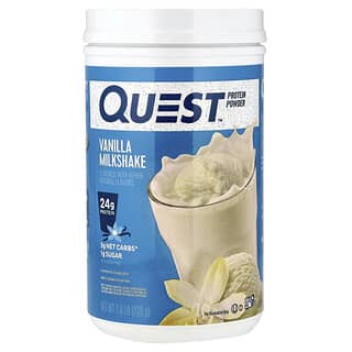 Quest Nutrition, 프로틴 파우더, 바닐라 밀크셰이크, 726g(1.6lb)
