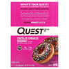 Quest Nutrition, протеиновый батончик, со вкусом шоколадного пончика, 12 батончиков, 60 г (2,12 унции) каждый