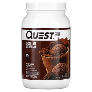Quest Nutrition, Protein Powder, Chocolate Milkshake, 3 lb (1.36 kg)
