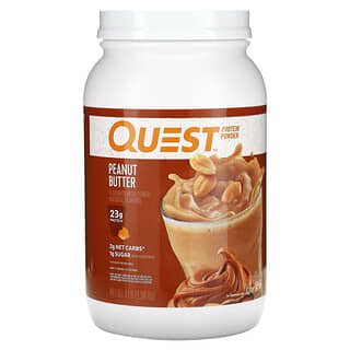 Quest Nutrition‏, אבקת חלבון, בטעם חמאת בוטנים, 1.36 ק"ג (3 פאונד)