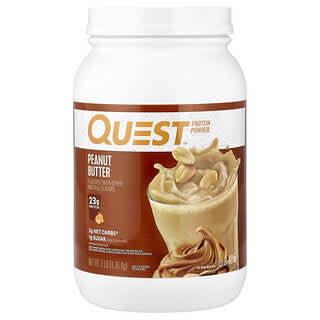Quest Nutrition (퀘스트뉴트리션), Protein Powder, 땅콩 버터, 1.36kg(3lbs)