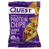 Quest Nutrition, Протеиновые чипсы по типу тортильи, загруженный тако, 8 пакетиков по 32 г (1,1 унции)