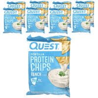 トルティーヤスタイル プロテインチップス、ランチ、8袋、各32g（1.1