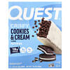 Quest Nutrition, Barretta proteica, biscotti croccanti e crema, 4 barrette, 52 g ciascuna