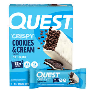 Quest Nutrition, Barra Proteica, Bolachas e Creme Crocantes, 4   Barras, 52 g (1,83 oz) cada