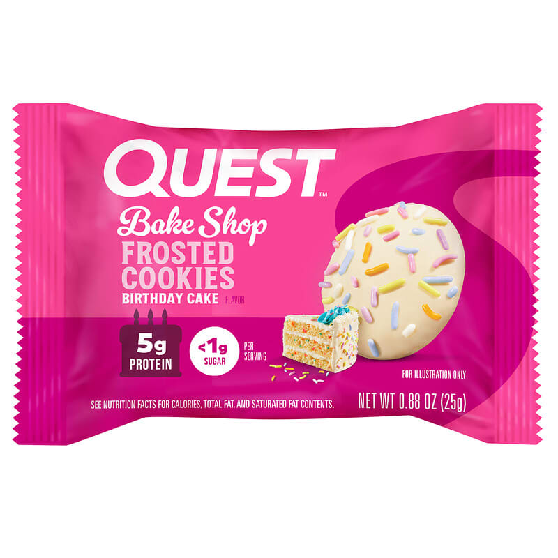 ベイクショップ アイシングクッキー、バースデーケーキ、8枚、各25g