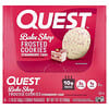 Quest Nutrition, Bake Shop 프로스티드 쿠키, 딸기 케이크, 8팩, 각 50g(1.76oz)