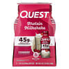 Quest Nutrition, 프로틴 밀크 셰이크, 스트로베리, 4병, 각 414ml(14fl oz)