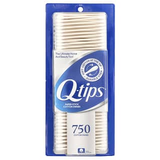 Q-tips, Cotonetes de Algodão em Bastão de Papel, 750 Cotonetes