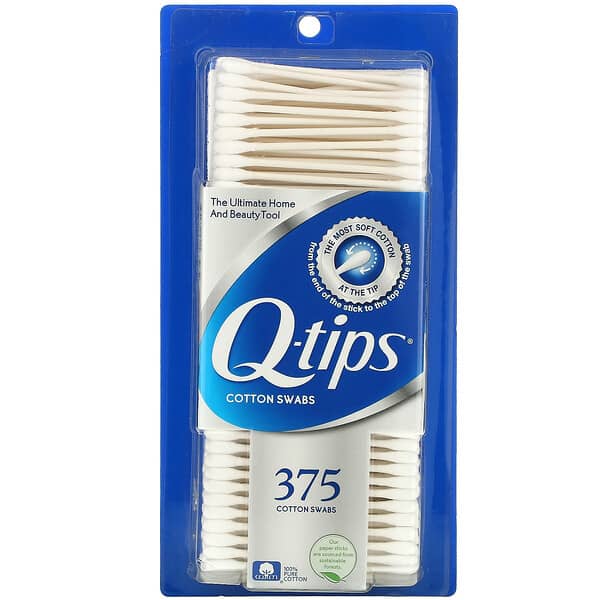 Q-tips, オリジナルコットンスワブズ、375本入り