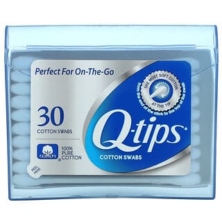 Q-tips, Ватные палочки, On-The-Go, 30 тампонов