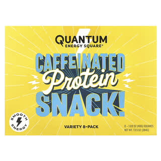 Quantum Energy Square, Variety Adventure 8-Pack, 8 Squares, 1.69 oz (48 g) Each