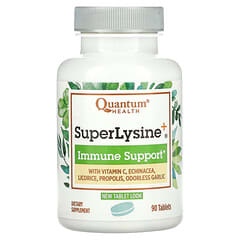 Quantum Health, Super Lysine +, Refuerzo inmunitario, 90 comprimidos