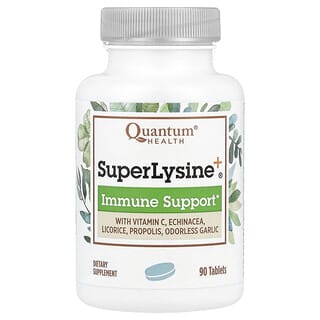 Quantum Health, Super lysine + système immunitaire, 90 comprimés