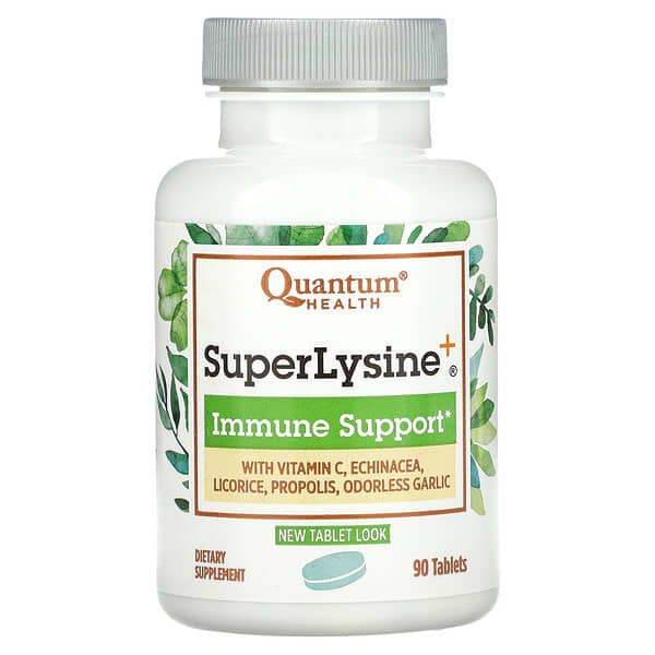 Quantum Health, Super Lysine + Immunsystem, 90 Tabletten