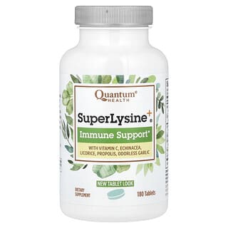Quantum Health, Super-Lysin+, Unterstützung der Immunabwehr, 180 Tabletten