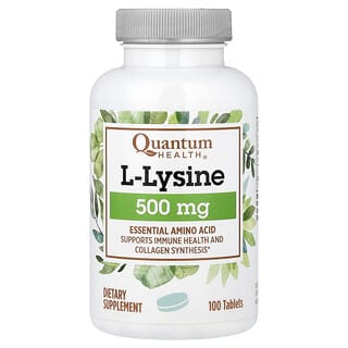 Quantum Health, L-lisina, 500 mg, 100 comprimidos