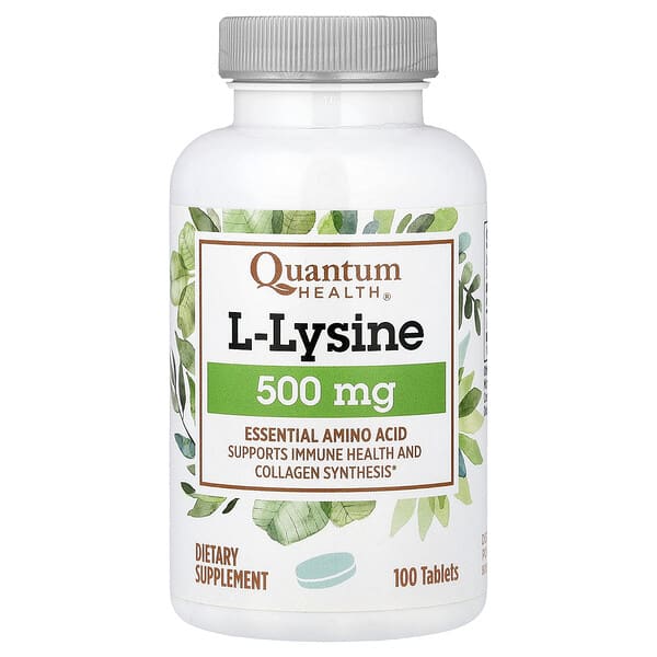 L-Lysine, 500 mg, 100 Tablets