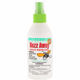 Quantum Health, Buzz Away, Repelente de Insetos, Spray de Citronella, 6 fl oz (180 ml)