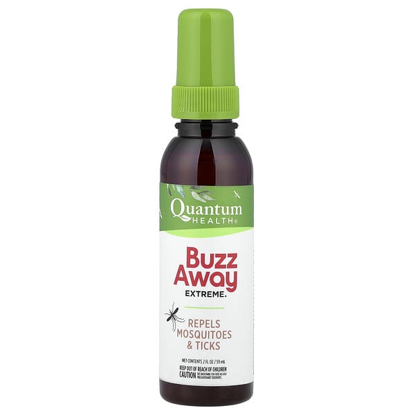 Quantum Health, Buzz Away Extreme®, 모기 및 진드기 방지, 59ml(2fl oz)